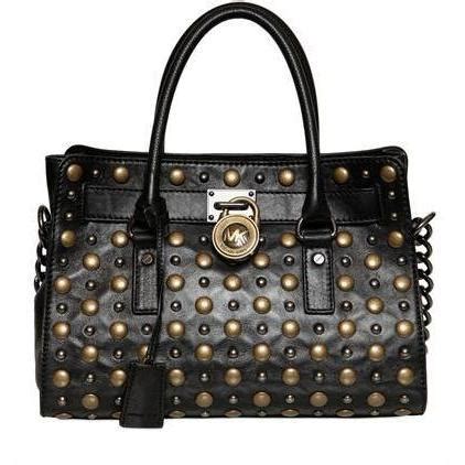 michael kors tasche grau nieten|Designer.